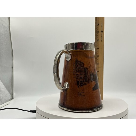 Ridgeway Pottery Pitcher Made for the Bon Mache in Seattle Unique NW Collectible - Picture 13 of 14